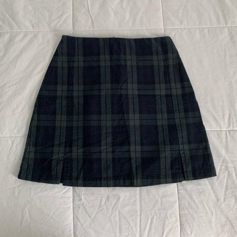 green and blue brandy melville john galt skirt